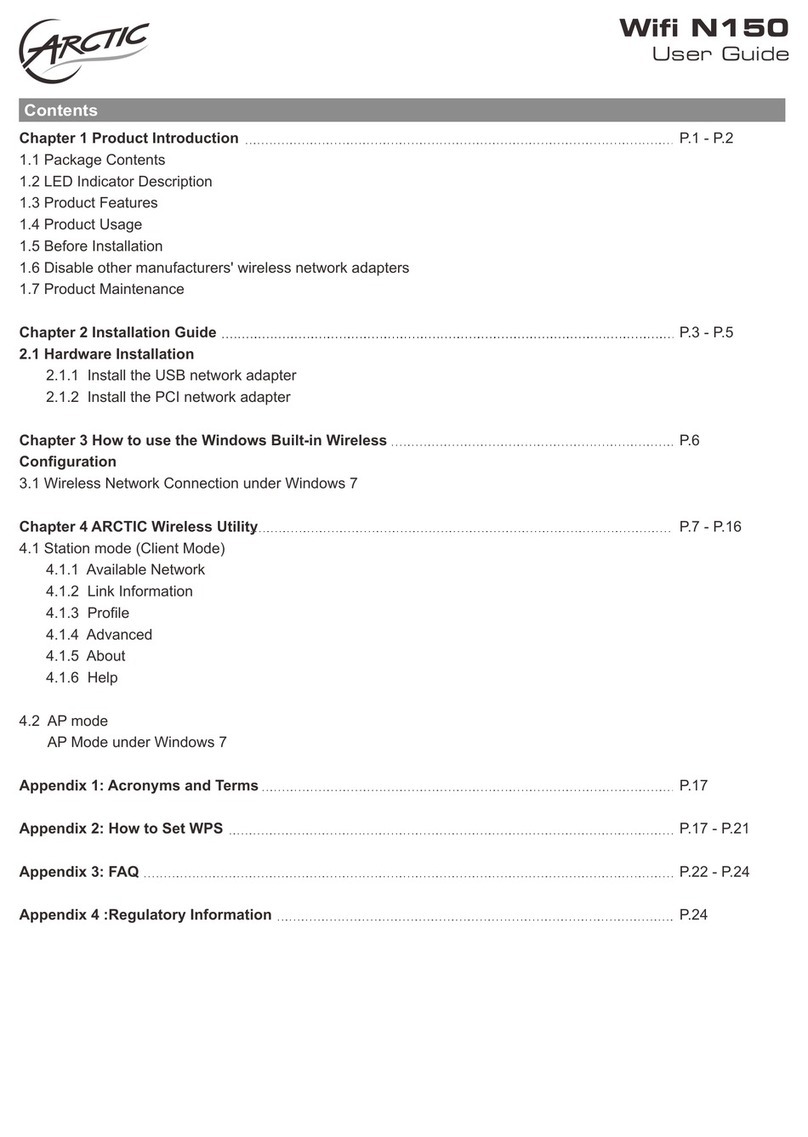 Arctic Wifi N150 user guide