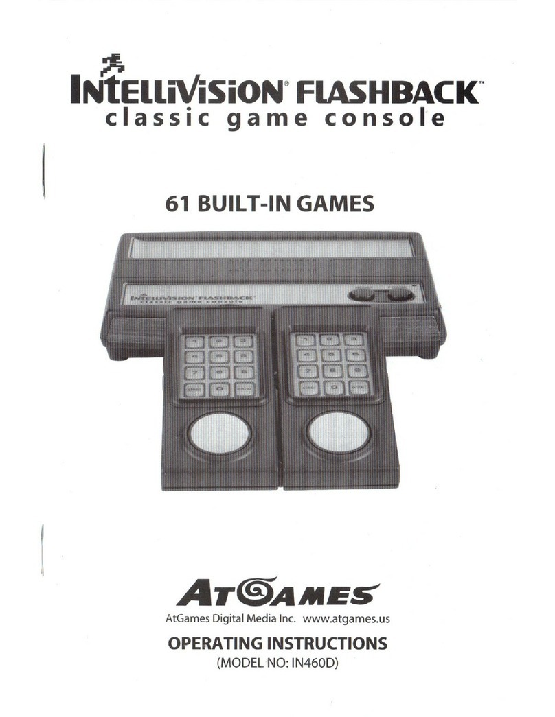 INTELLIVISION FLASHBACK IN460D User manual