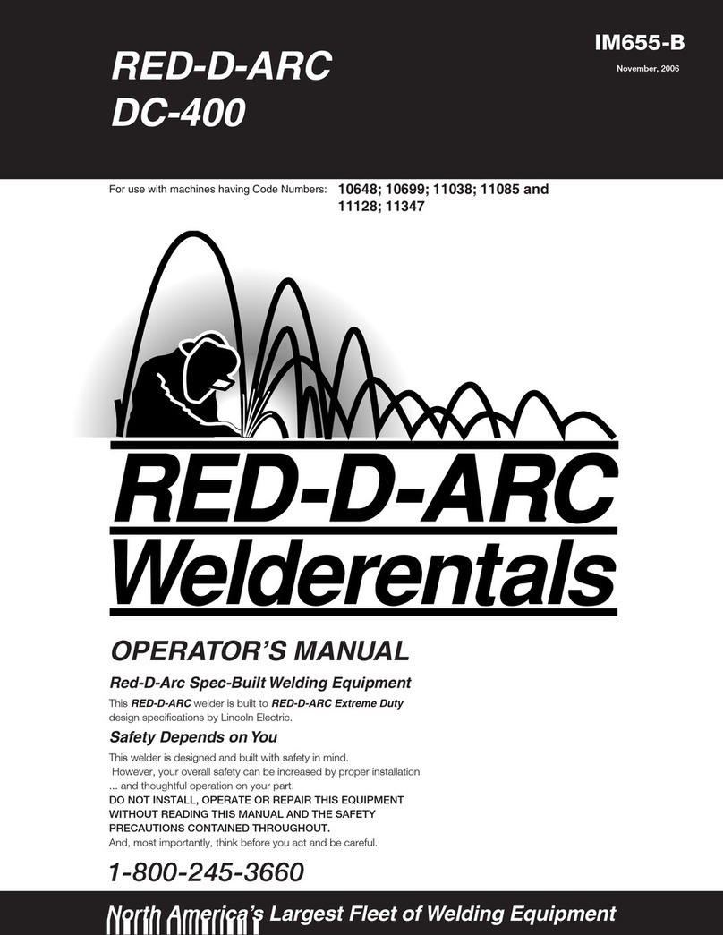 Red-D-Arc DC-400 Operator's manual