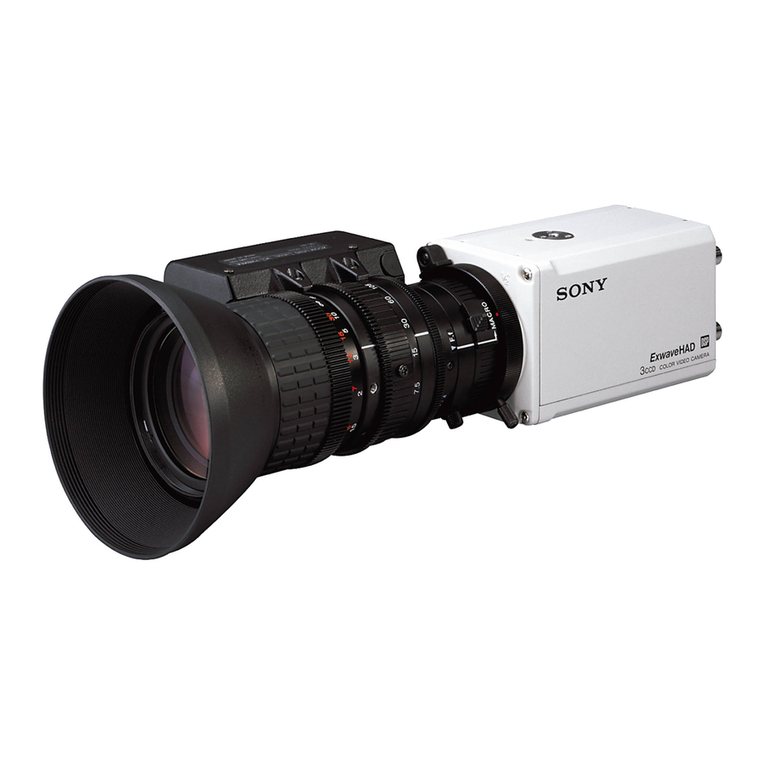 Sony ExwaveHAD DXC-990P User manual Sony ExwaveHAD DXC-990P User manual