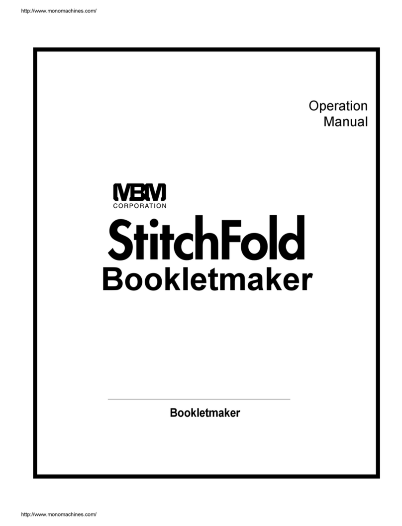 MBM StitchFold User manual