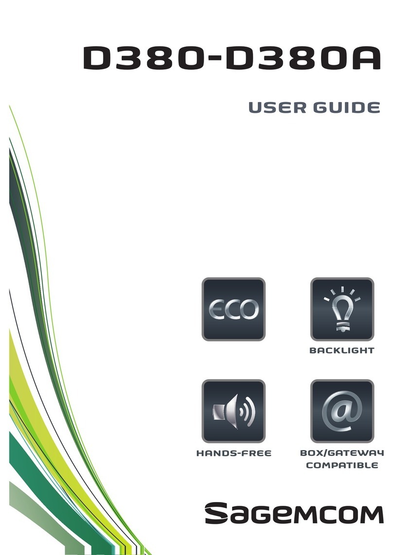 SAGEMCOM D380 user guide