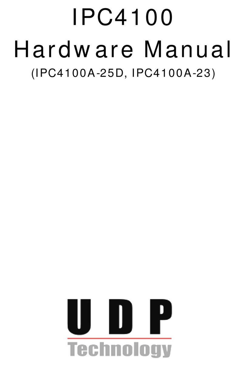 UDP Technology IPC4100A-25D User manual