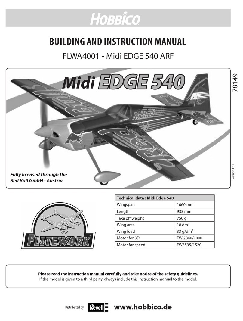 Hobbico Midi EDGE 540 FLWA4001 User manual