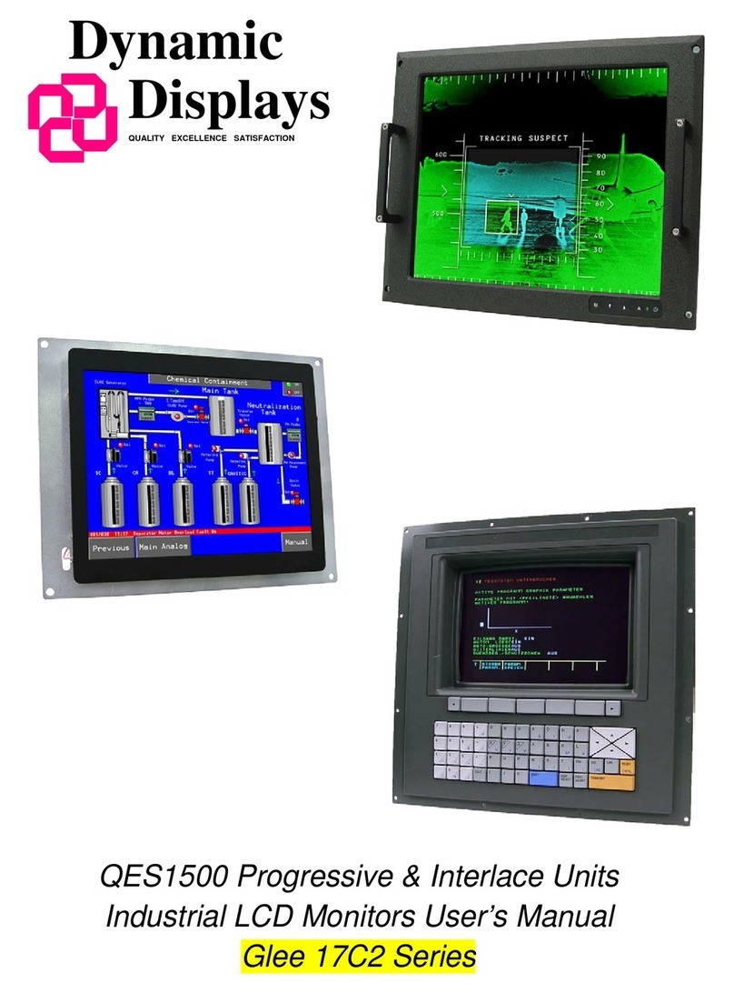 Dynamic Displays QES1508 SERIES user manual