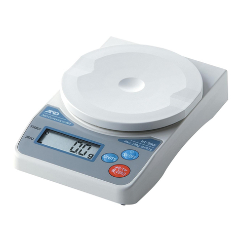 A&D HL-200i User manual