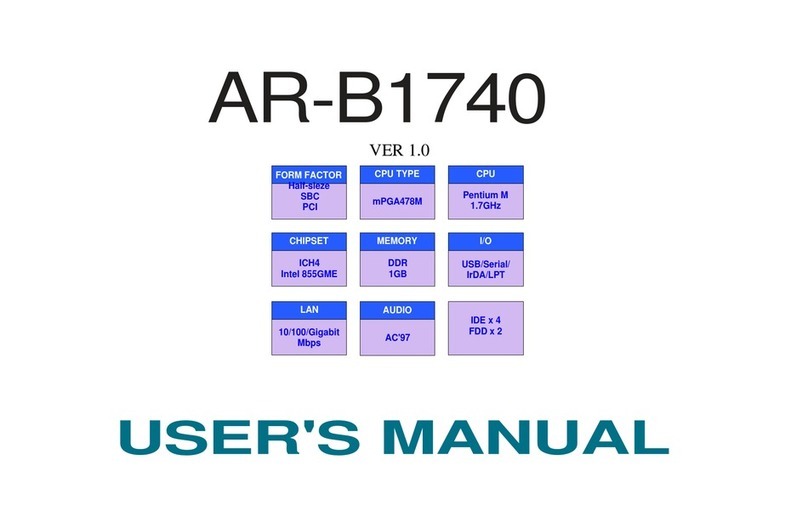 Acrosser Technology AR-B1740 User manual Acrosser Technology AR-B1740 User manual