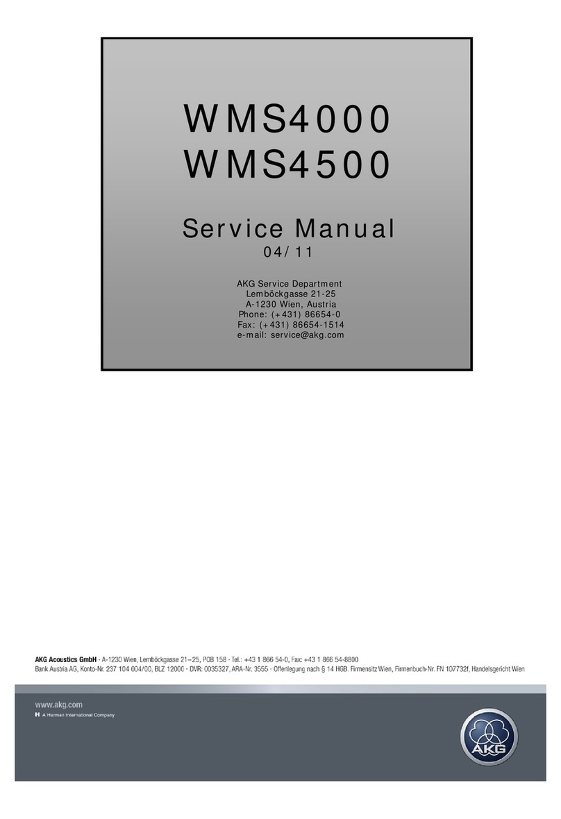 AKG WMS 4000 User manual