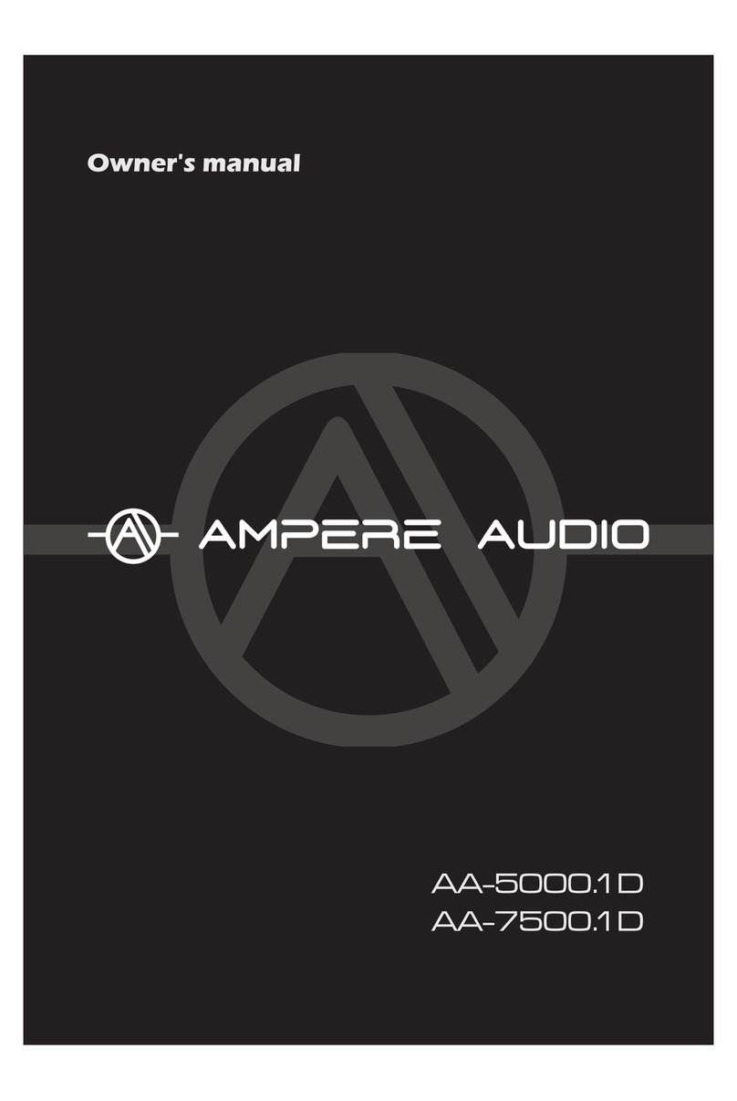 Ampere Audio AA-5000.1D User manual