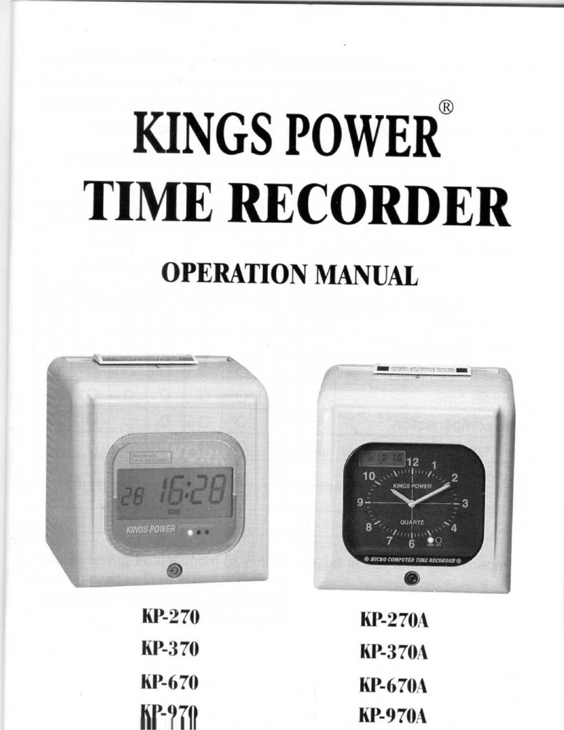 Kings Power KP-270 Operational manual