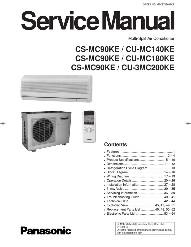 Panasonic CS-MC90KE User manual