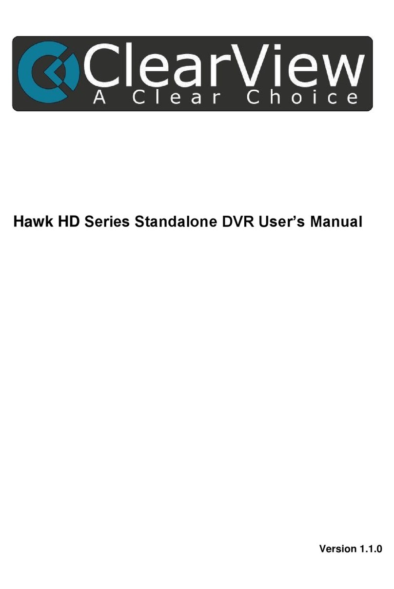 ClearView Hawk04-HD User manual