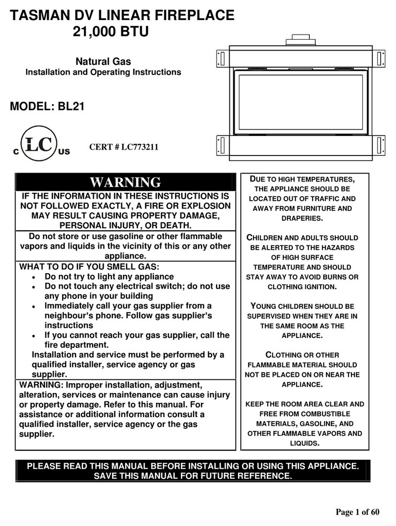 Savannah BL21 Installation and operating instructions