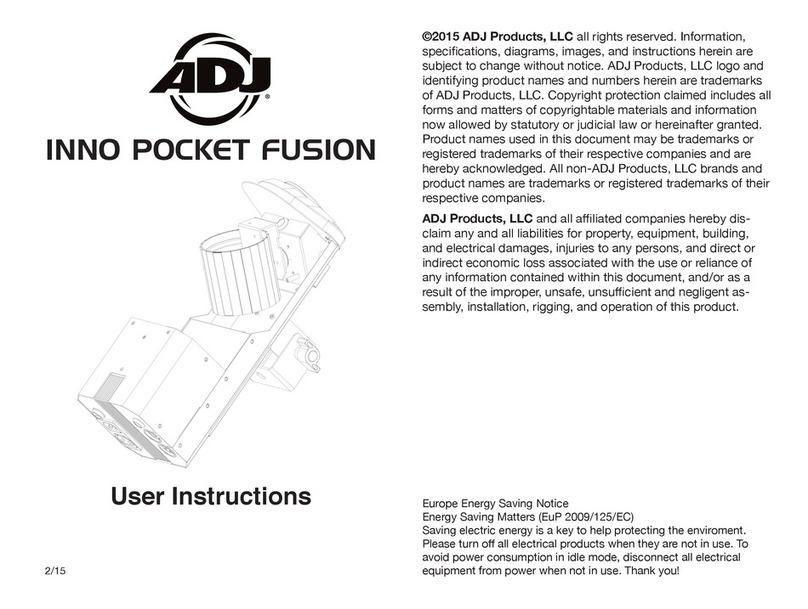 ADJ INNO POCKET FUSION User manual