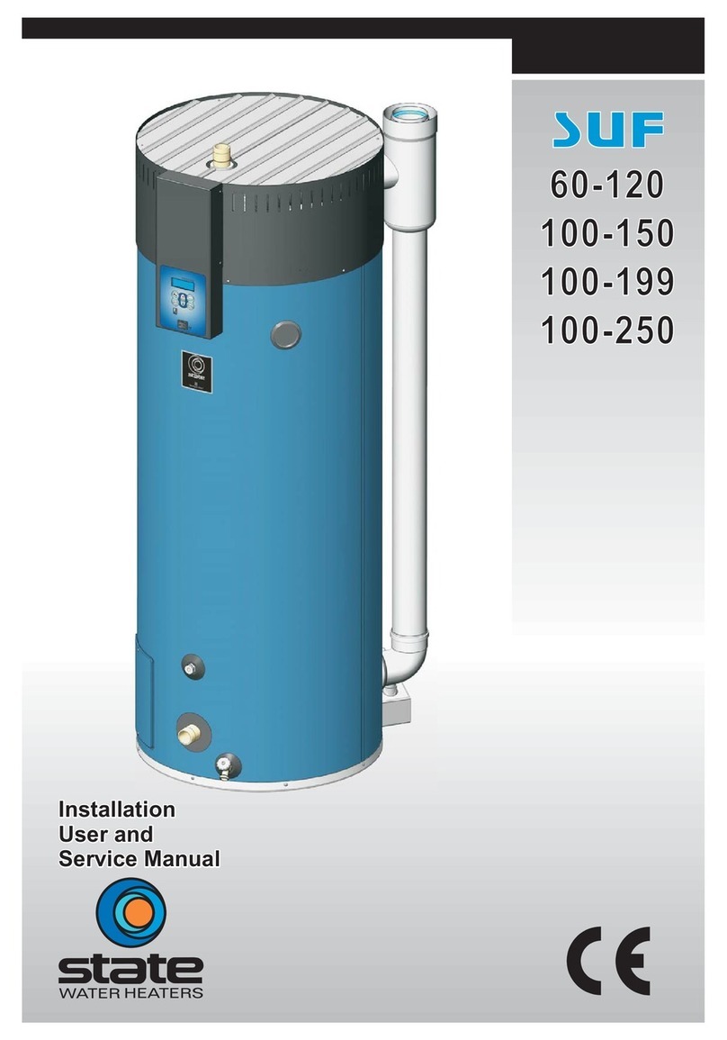 State Water Heaters SUF-60-120 Troubleshooting guide