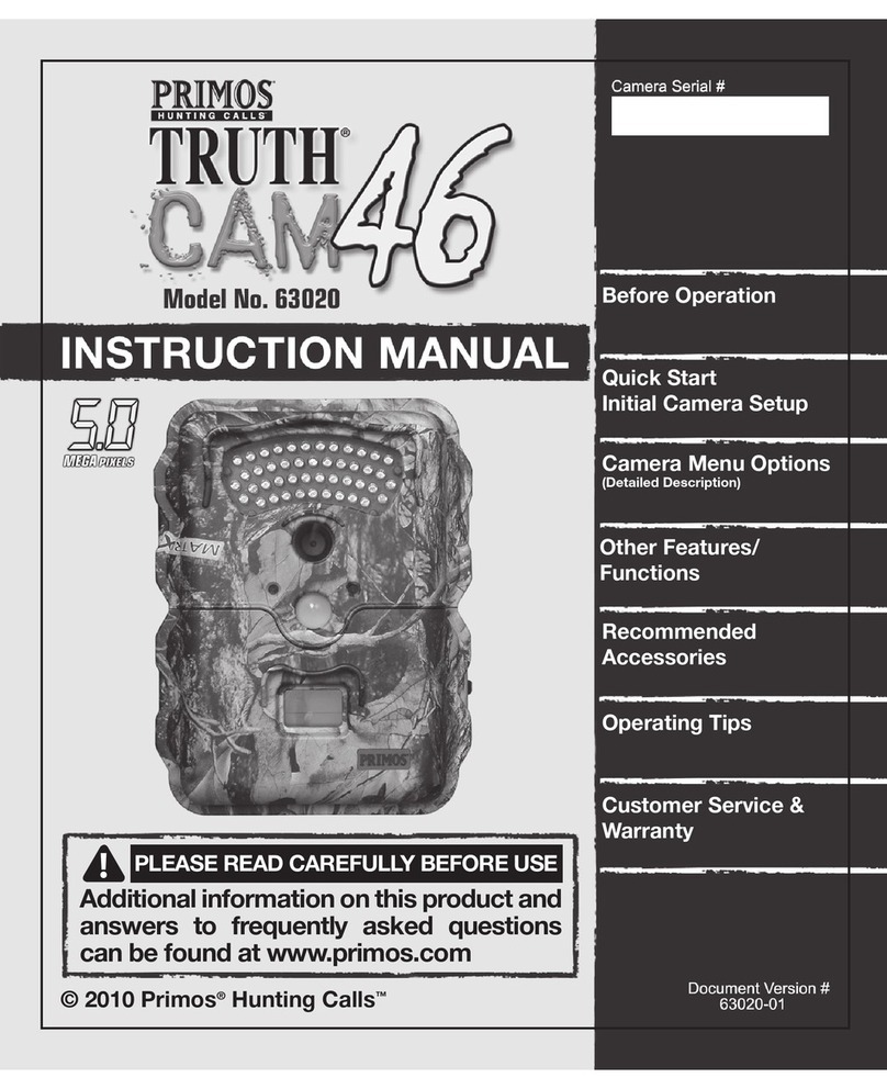 Primos Truth Cam46 63020 instruction manual