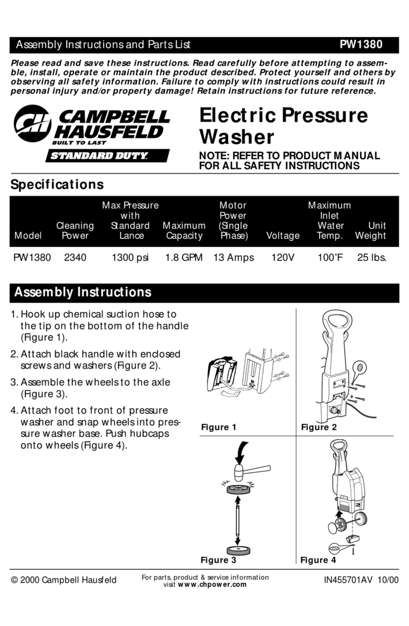 Campbell Hausfeld PW1380 Assembly instructions