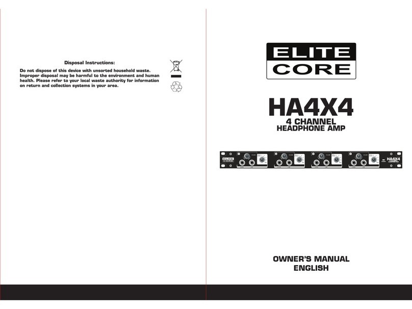 Elite Core HA4X4 owner's manual