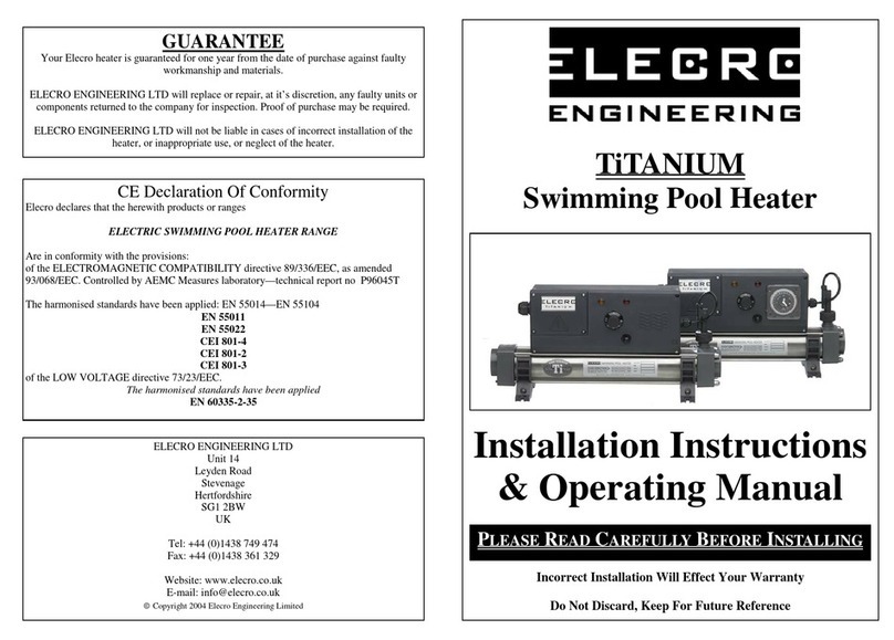 Elecro Engineering TiTANIUM Parts list manual