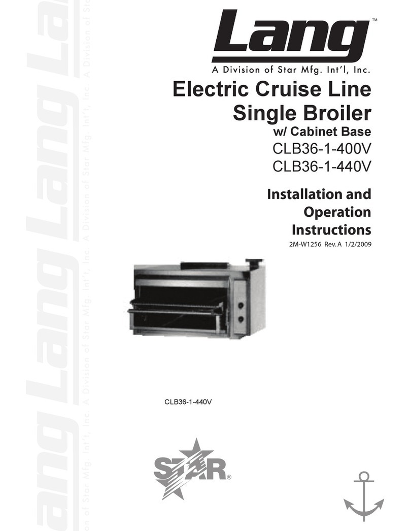 Lang CLB36-1-400V User manual