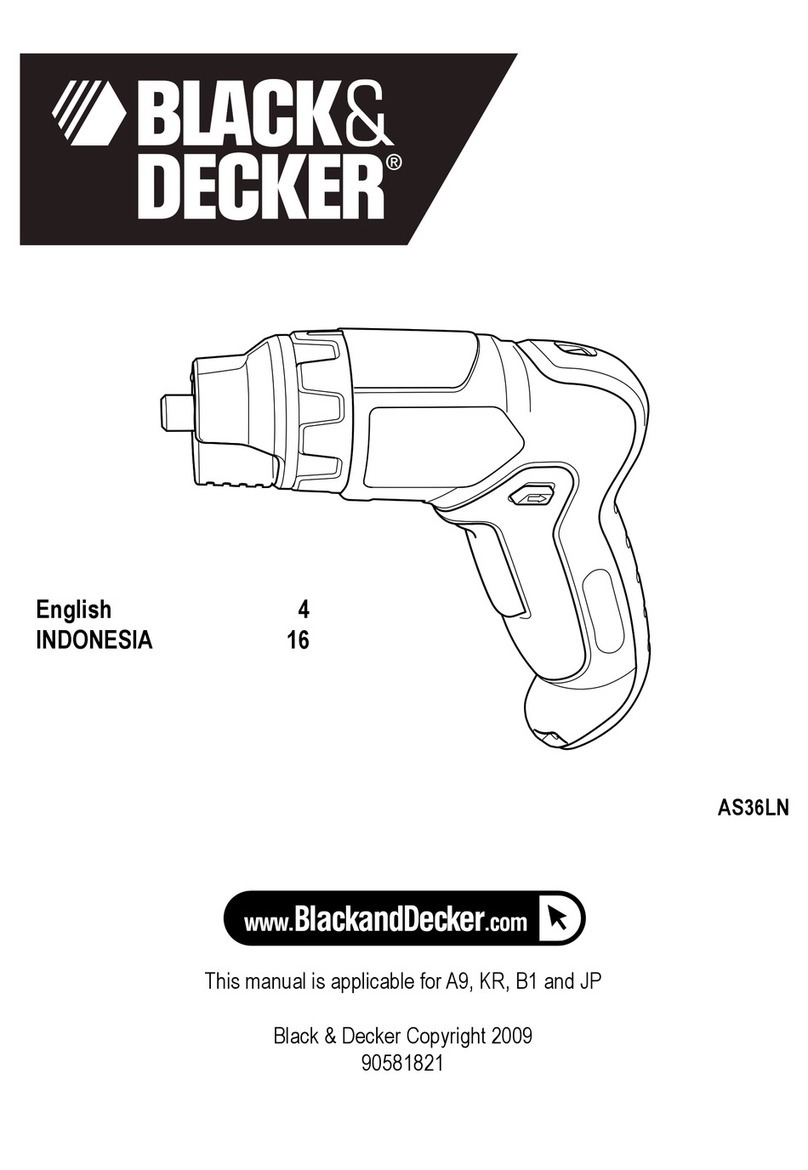 Black & Decker Powerful Solutions AS36LN User manual