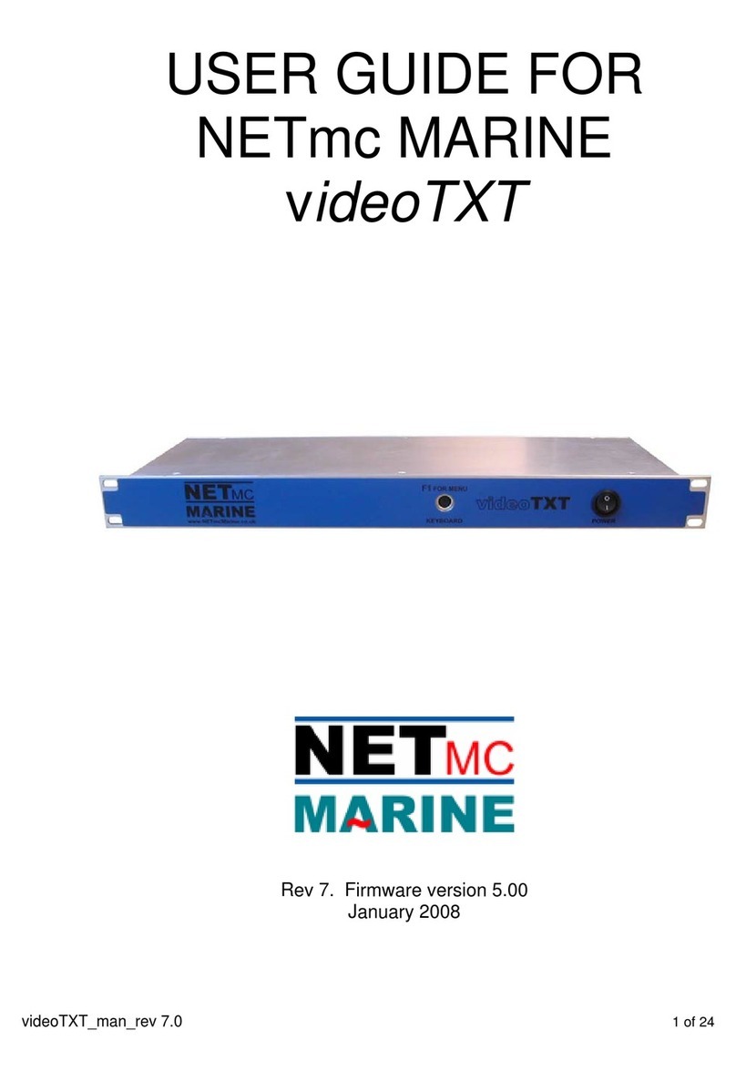 NETmc Marine videoTXT user guide