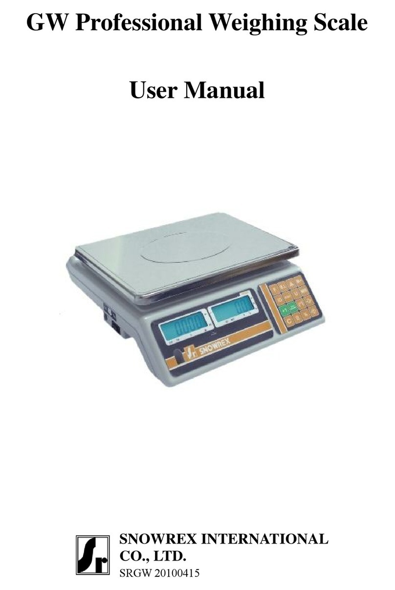 Snowrex GW-6D User manual