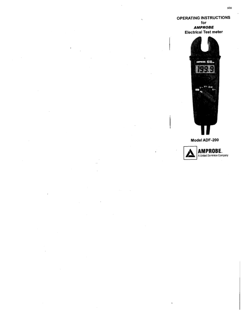 Amprobe ADF-200 operating instructions