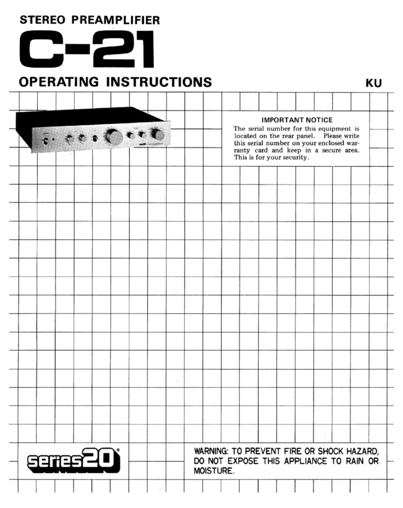 Pioneer C-21 User manual