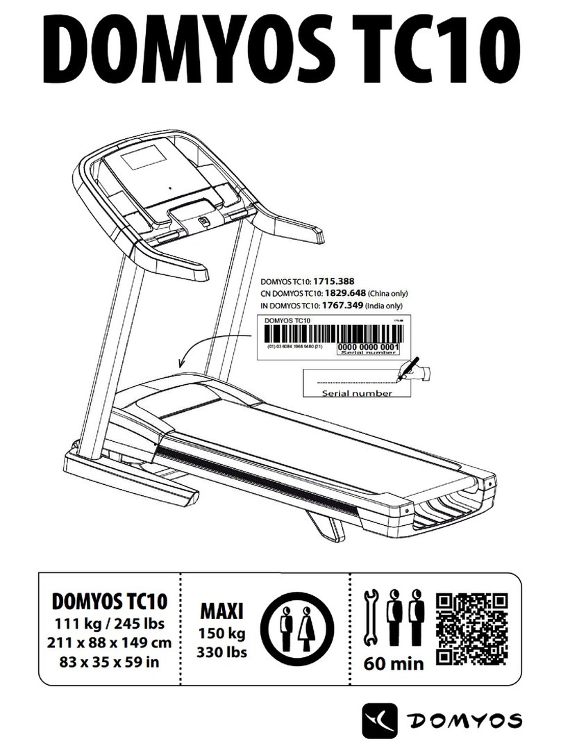 Domyos TC10 User manual