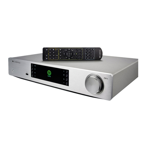 CAMBRIDGE CXN user manual