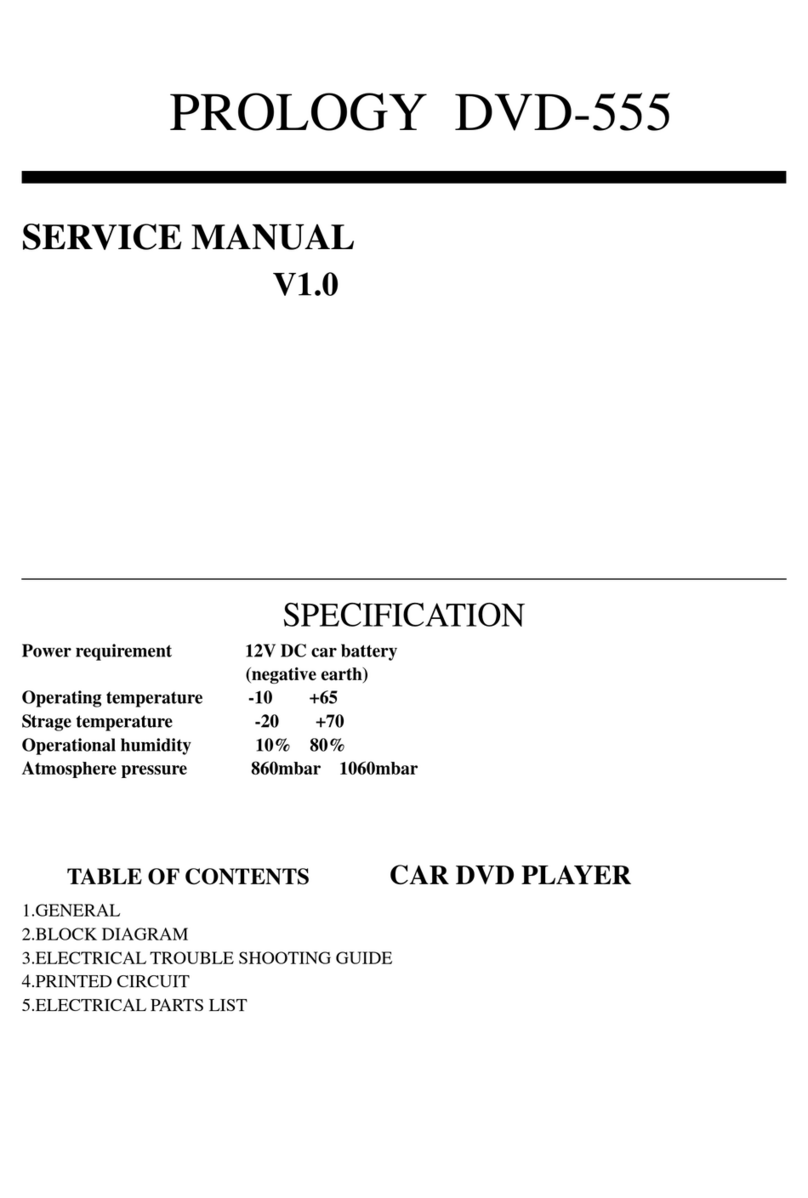 Prology DVD-555 Service manual