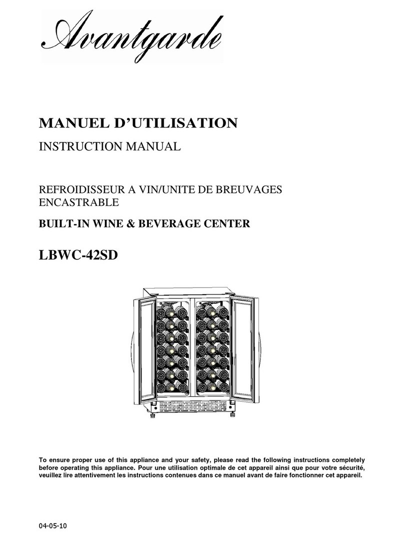 Avantgarde LBWC-42SD User manual Avantgarde LBWC-42SD User manual