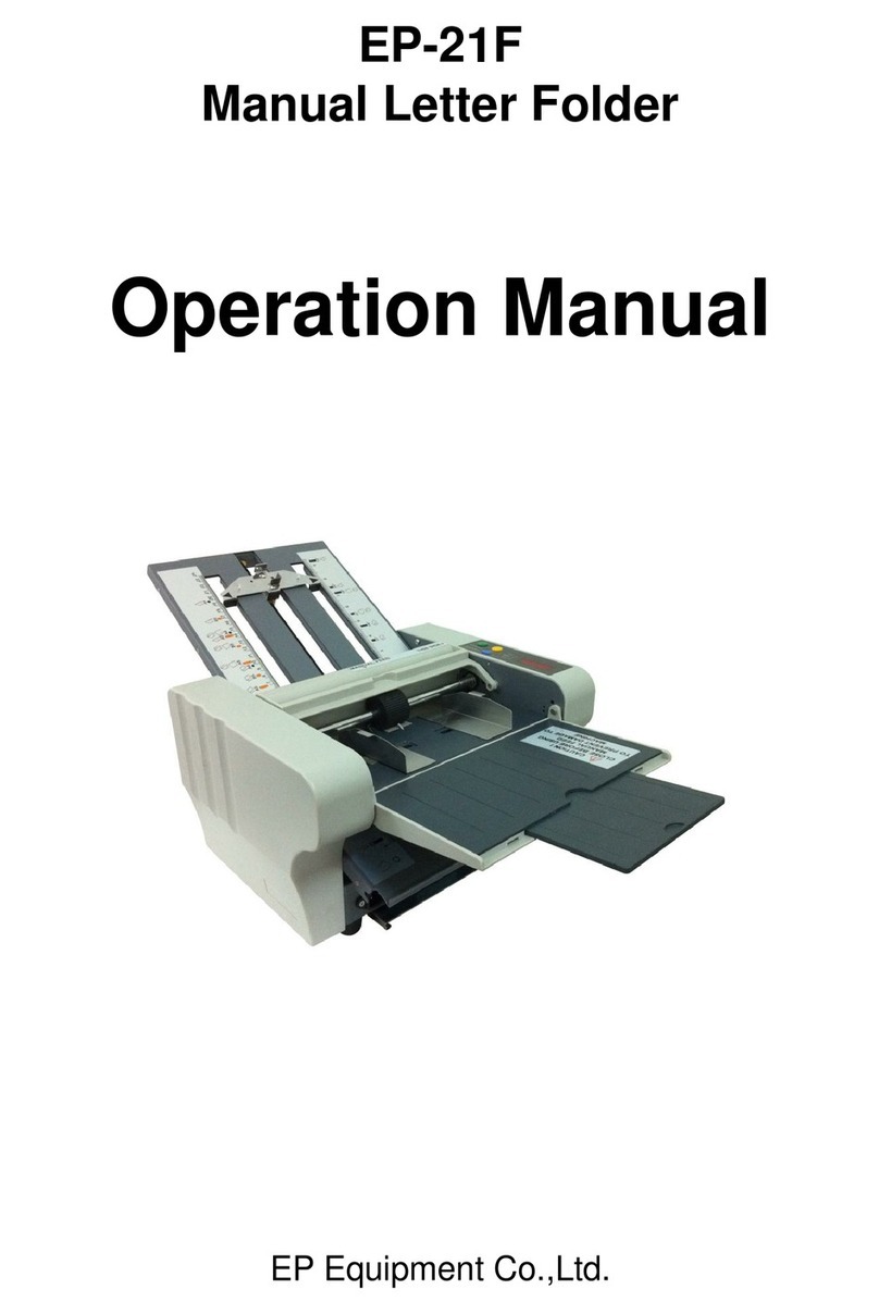 EP Equipment EP-21F User manual
