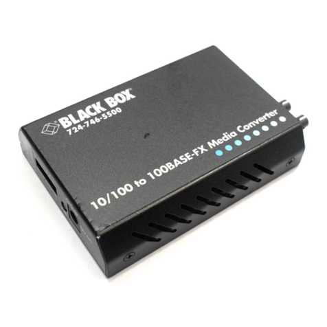 Black Box LH1706A-SC-US User manual Black Box LH1706A-SC-US User manual