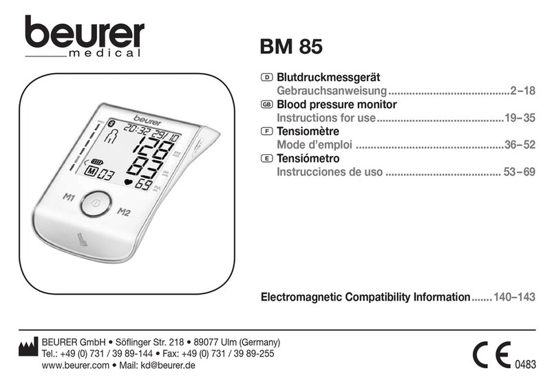 Beurer BM 85 User manual