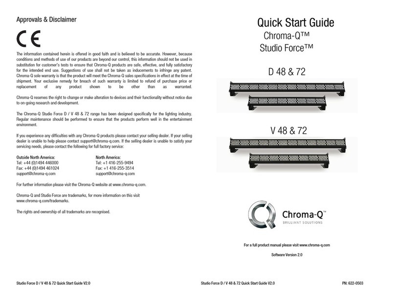Chroma Studio Force D 48 quick start guide