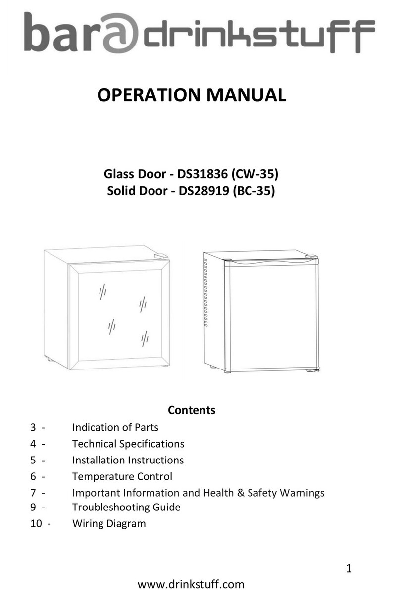 DrinkStuff DS31836 Operation manual