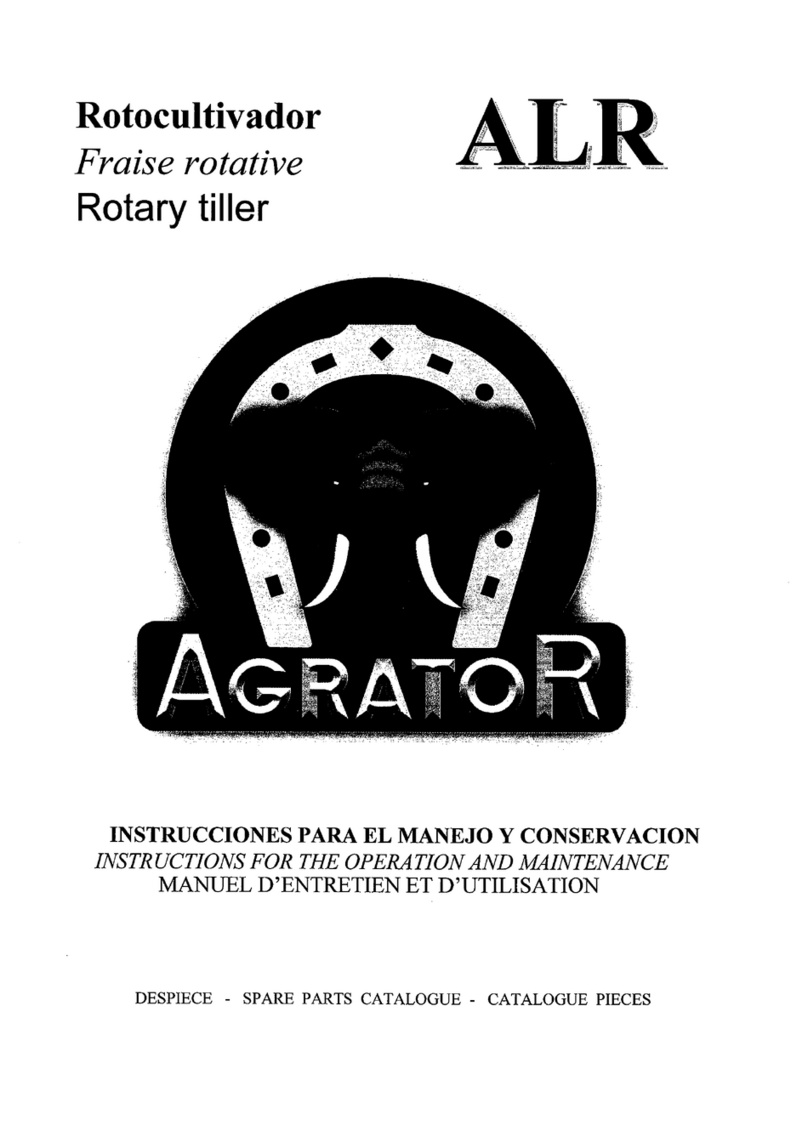 Agrator ALR Instruction for operation and maintenance