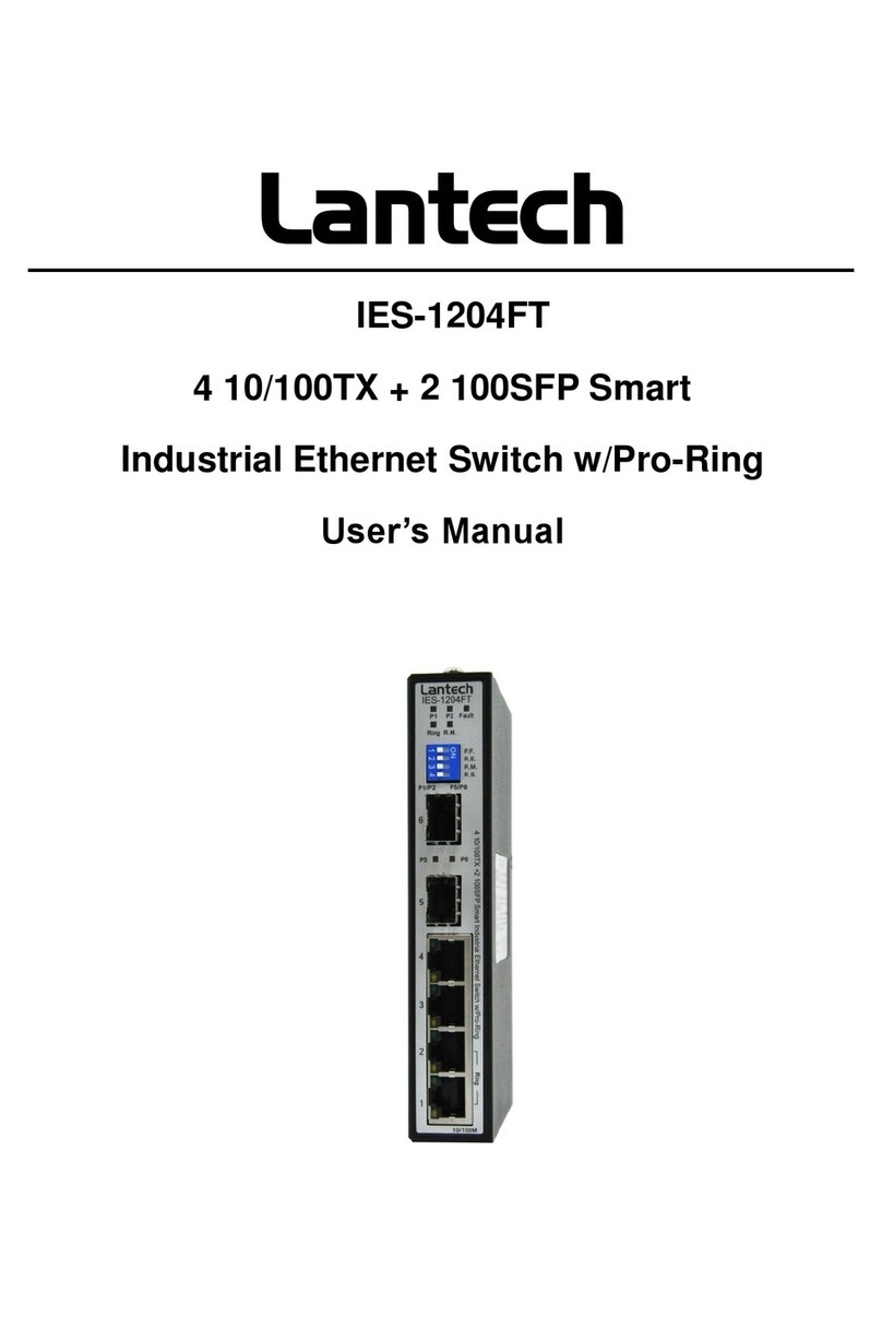 Lantech IES-1204FT user manual