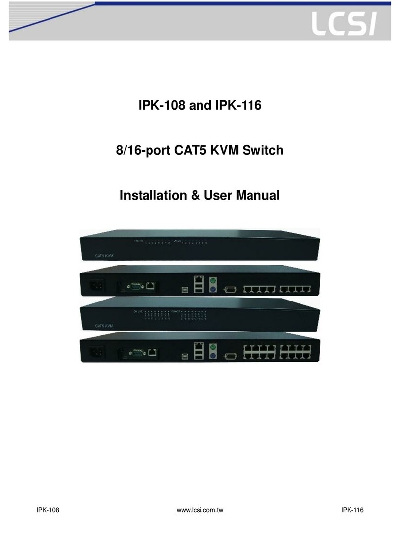 LCSI IPK-108 Installation & user manual