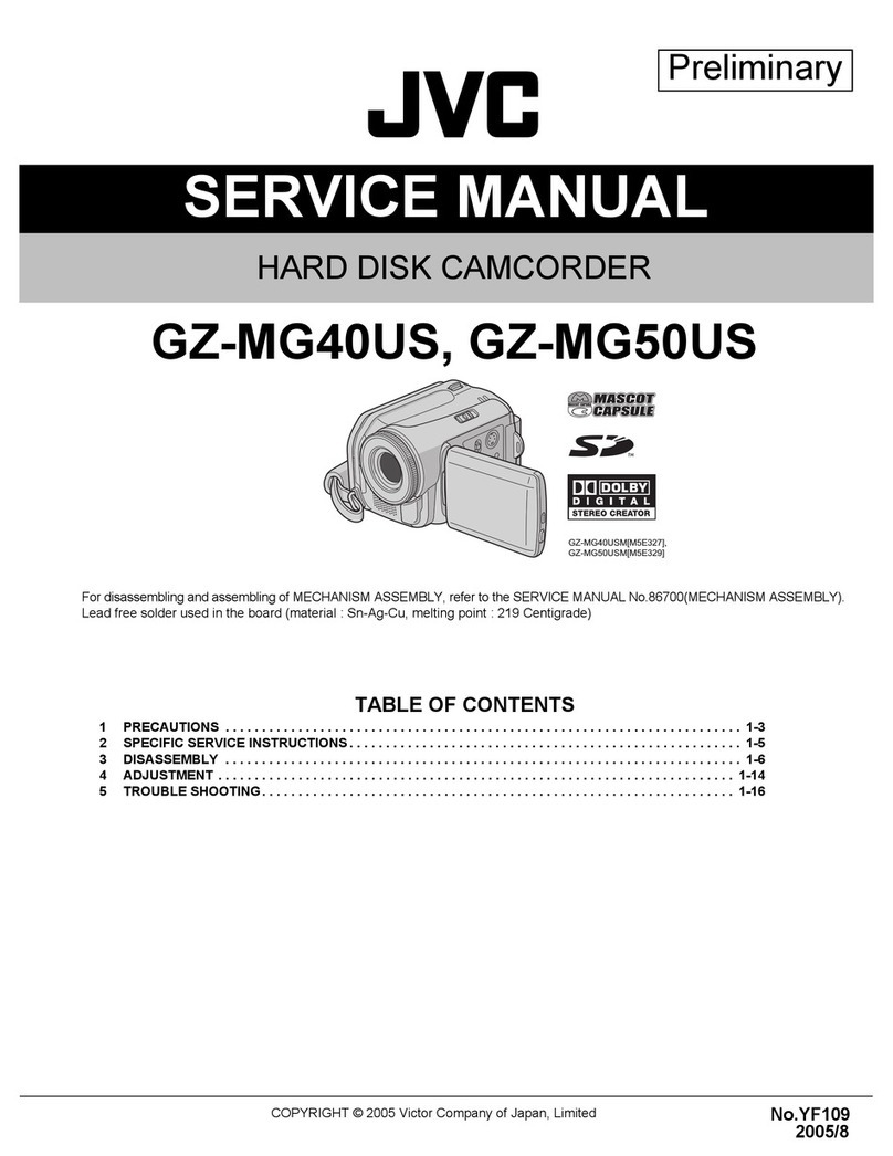 JVC GZMG40US - Everio Camcorder - 1.33 MP User manual
