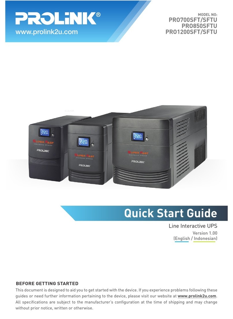 PROLiNK PRO700SFT User manual PROLiNK PRO700SFT User manual