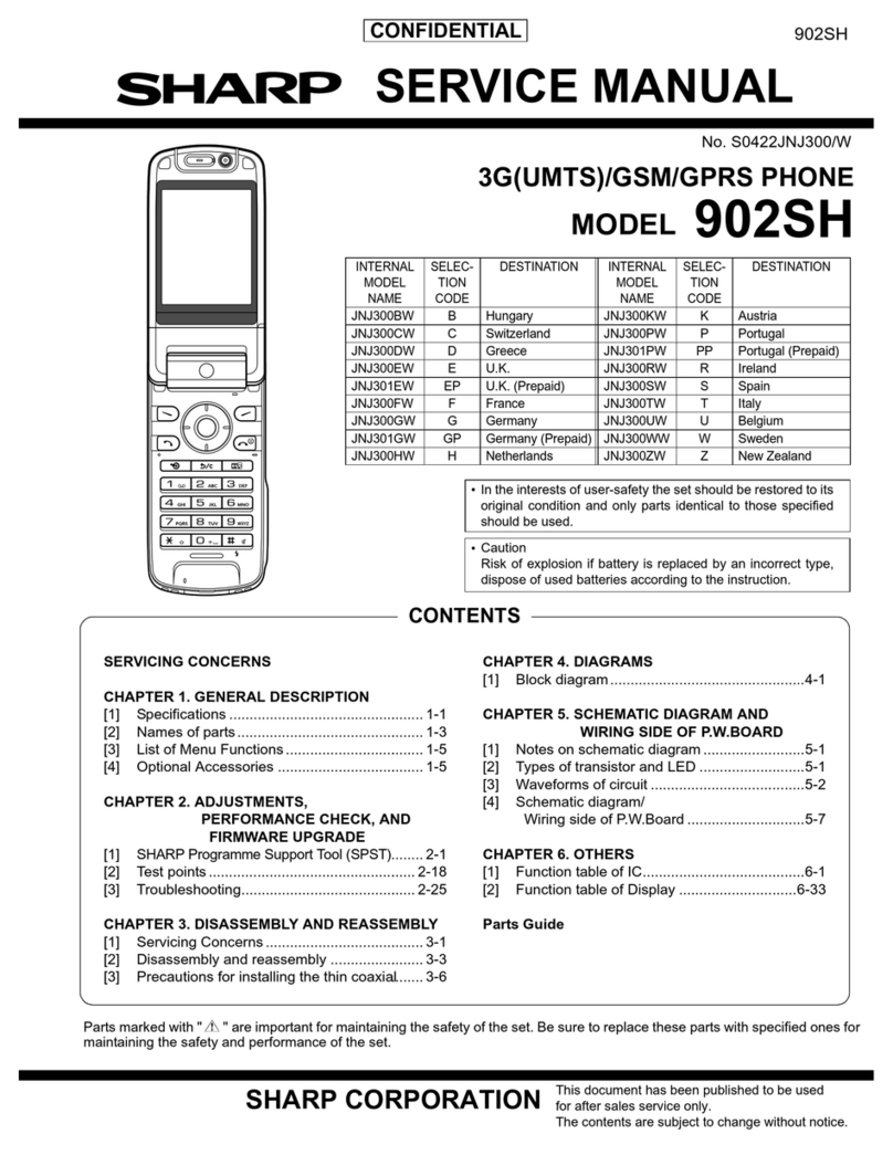 Sharp 902SH User manual