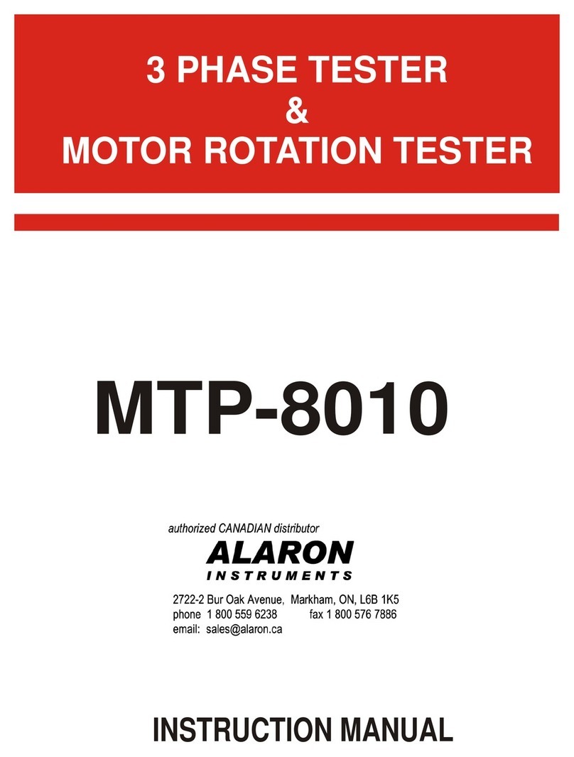 Alaron MTP-8010 instruction manual