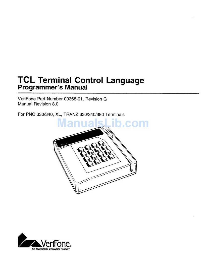 VeriFone 00368-01 Programmer's manual