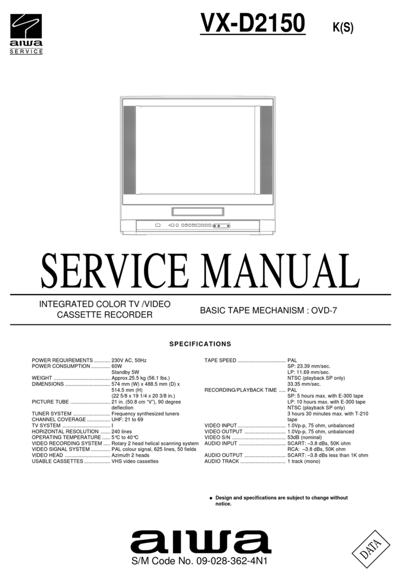 Aiwa VX-D2150 User manual