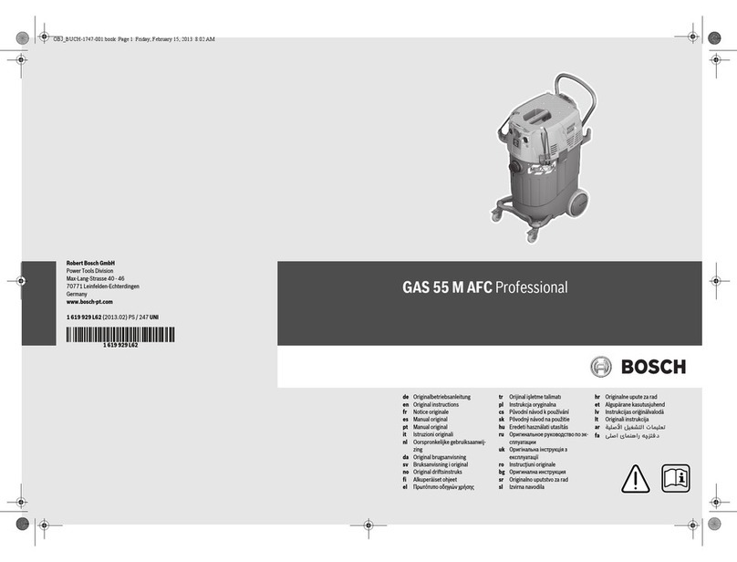 Bosch GAS 55 M AFC Professional User manual