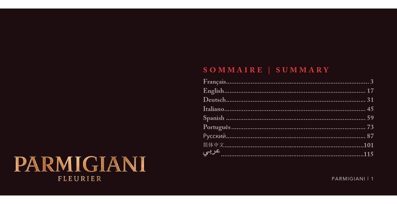 Parmigiani Fleurier TORIC RESONANCE 3 PF?359 user manual