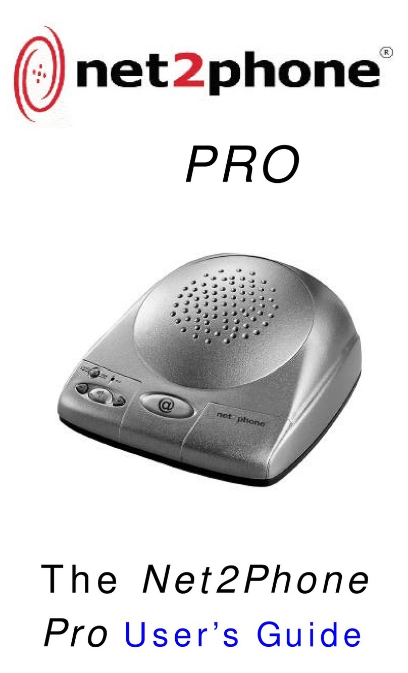 Net2Phone Pro user guide